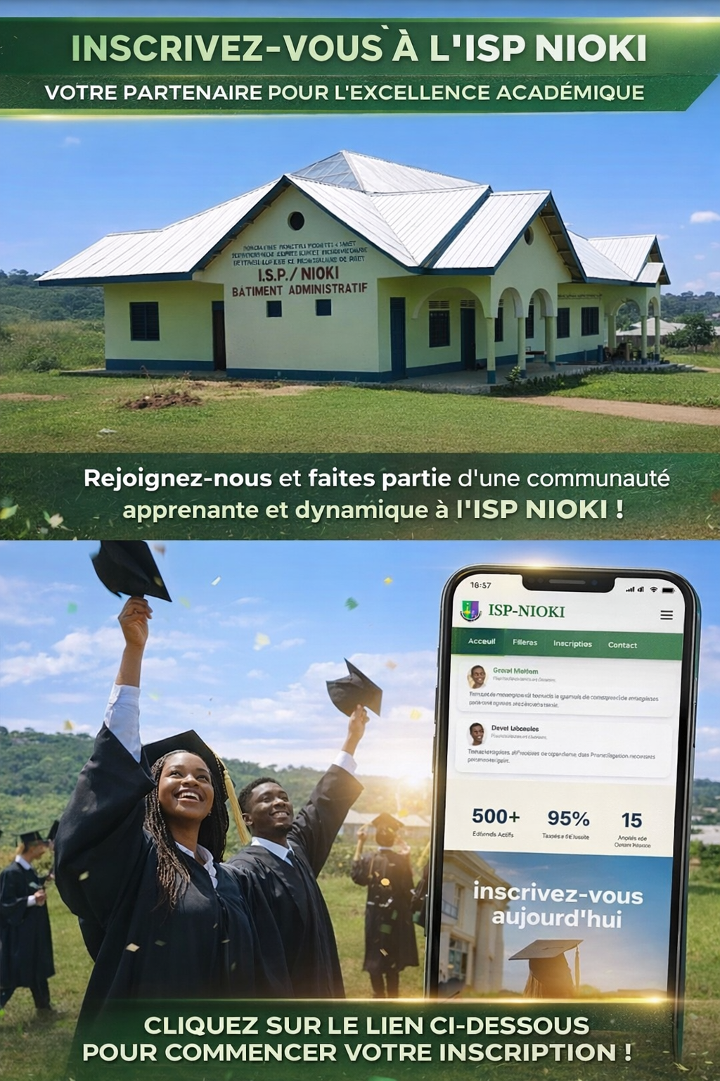 Inscription en un clin œil 